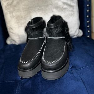 Brand New Ugg Fluff Punk Ankle Boot
